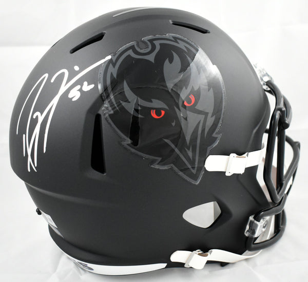 Ray Lewis Autographed Baltimore Ravens F/S Alt #2 2026 Speed Helmet - Beckett W