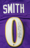 ROQUAN SMITH AUTOGRAPHED SIGNED PRO STYLE CUSTOM XL JERSEY BECKETT QR