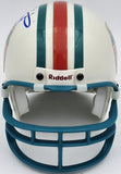Ricky Williams Autographed Miami Dolphins White Mini Helmet Beckett QR #BS30440