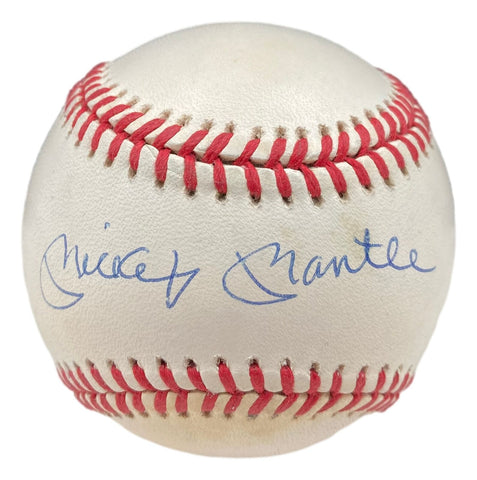 Mickey Mantle New York Yankees Signed American League Baseball UDA UDM17397