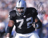 Lincoln Kennedy Autographed Signed 8x10 Photo Oakland Raiders MCS Holo #63172