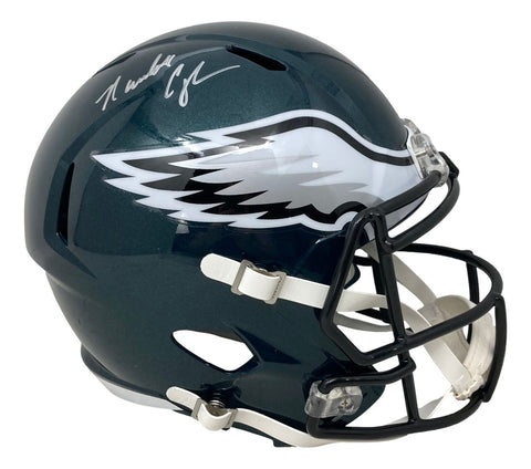 Randall Cunningham Signed Philadelphia Eagles FS Speed Replica Helmet BAS
