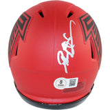 Deion Sanders Autographed Atlanta Falcons Rave Mini Helmet Beckett Witness 51733