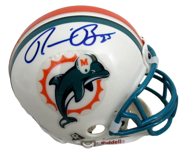Ronnie Brown Signed/Autographed Dolphins Mini Football Helmet JSA 213126