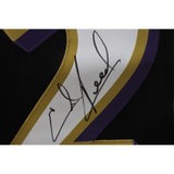 Ed Reed Autographed Baltimore Ravens Black M&N Rep Sz XL Jersey Beckett 49284