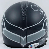 DK Metcalf Autographed Seattle Seahawks Mini Helmet - Beckett W *White