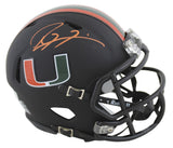 Miami Ray Lewis Authentic Signed 2017 Speed Mini Helmet W/ Case BAS Witnessed