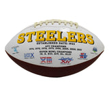 Devin Bush Signed Pittsburgh Steelers Embroidered Logo White NFL Football