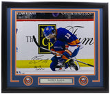 Mathew Barzal Signed Framed 16x20 New York Islanders Photo 2018 Calder Fanatics
