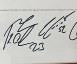 Joe Sakic Colorado Avalanche Autographed Looney Tunes 29"x26.5" Photo JSA COA