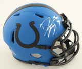 Dwight Freeney Signed Indianapolis Colts Rave Mini Helmet (Beckett) 7xPro Bowl