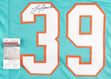Larry Csonka Signed 1972 Miami Dolphins Jersey (JSA COA) 2xSuper Bowl Champion
