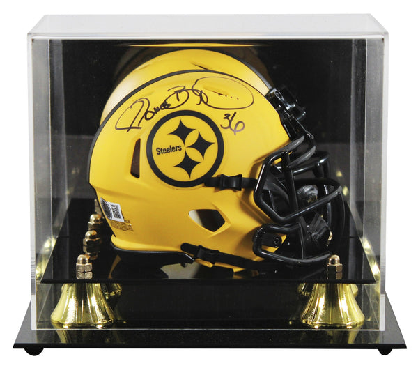 Steelers Jerome Bettis Signed Rave Speed Mini Helmet W/ Case BAS Witnessed