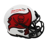 Bucky Irving Signed Tampa Bay Buccaneers Speed Lunar NFL Mini Helmet