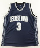 Allen Iverson Signed Georgetown Hoyas Jersey (JSA) 11xAll Star Philadelphia 76er