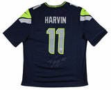 Seahawks Percy Harvin Signed Navy Blue Nike Game Jersey PSA/DNA Itp #5A31389