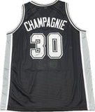 Julian Champagnie Signed Jersey PSA San Antonio Spurs Autographed