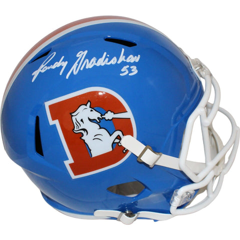 Randy Gradishar Autographed/Signed Denver Broncos F/S Helmet Beckett 44036