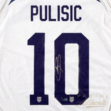 Christian Pulisic Autographed White 2022 US Home Authentic Jersey Panini