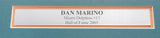 MIAMI DOLPHINS DAN MARINO AUTOGRAPHED FRAMED TEAL JERSEY BECKETT BAS 203490