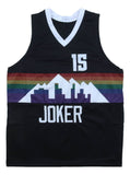 Nikola Jokic Denver Signed Black Basketball Jersey JSA QR