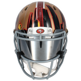 George Kittle Autographed 49ers Custom Ripped Speed Helmet Beckett