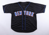 Todd Hundley Signed New York Mets Black Home Jersey (Beckett) 2xAll Star Catcher