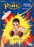 Carl "Bobo" Olson Autographed Signed The Ring Magazine Cover PSA/DNA #S48624