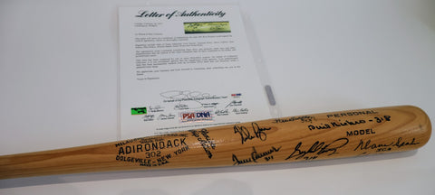 8x Signed (N. Ryan, T. Seaver, S. Carlton, P. Niekro, et al Bat PSA/DNA LOA