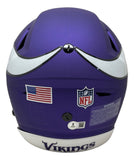 Justin Jefferson Signed Minnesota Vikings FS Authentic SpeedFlex Helmet BAS