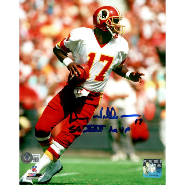 Doug Williams Autographed/Signed Washington Redskins 8x10 Photo Beckett 47699