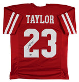 Wisconsin Jonathan Taylor Authentic Signed Red Pro Style Jersey Autographed BAS