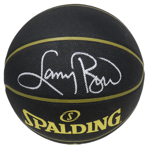 Larry Bird (Celtics) Signed Spalding Elevation Black NBA Basketball - BIRD HOLO