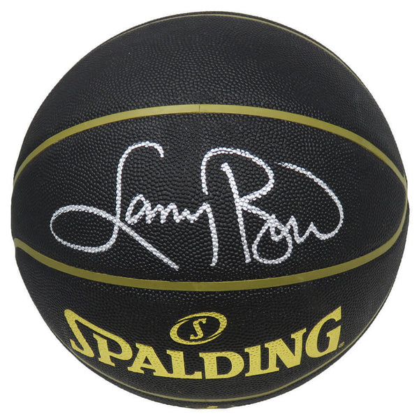 Larry Bird (Celtics) Signed Spalding Elevation Black NBA Basketball - BIRD HOLO