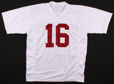 Jim Plunkett Signed Stanford Cardinal Jersey (JSA COA) Oakland Raiders Q.B.