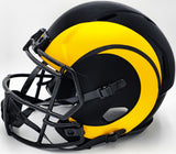 KYREN WILLIAMS AUTOGRAPHED RAMS ECLIPSE BLACK FULL SIZE HELMET BECKETT 224746