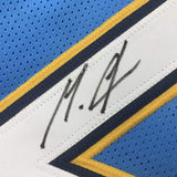 Autographed/Signed Melvin Gordon Los Angeles LA Powder Blue Jersey JSA COA