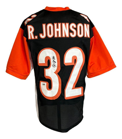 Rudi Johnson Signed Cincinnati Bengals Jersey (SI Holo) 2004 Pro Bowl Running Bk