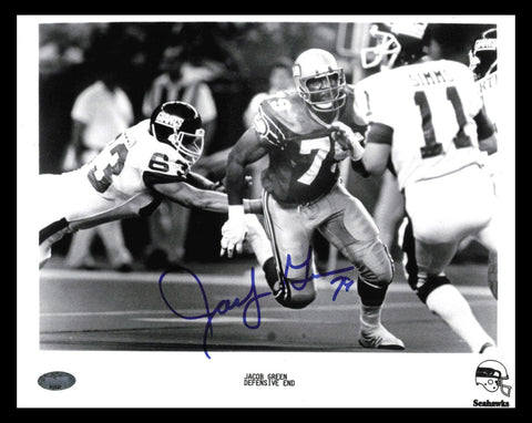 Jacob Green Autographed Signed 8x10 Photo Seattle Seahawks MCS Holo #63420