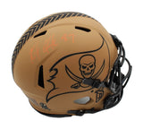 Rob Gronkowski Signed Tampa Bay Buccaneers Speed Authentic STS 2 NFL Helmet