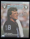 Jeff Jaeger Signed/Auto November 18, 1991 LA Raiders Newspaper JSA 197569
