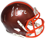 Amari Cooper Signed Cleveland Browns Flash Mini Helmet Beckett 40638