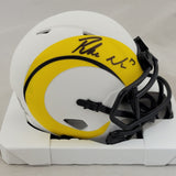 PUKA NACUA SIGNED LOS ANGELES RAMS LUNAR ECLIPSE SPEED MINI HELMET FANATICS