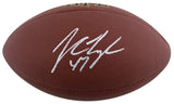 John Lynch Signed Buccaneers Football (Beckett) Super Bowl XXXVII Champion / D.B