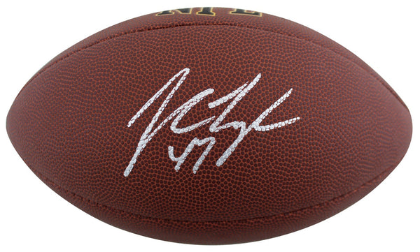 John Lynch Signed Buccaneers Football (Beckett) Super Bowl XXXVII Champion / D.B