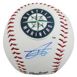 Mariners Julio Rodriguez Signed Seattle Mariners Logo OML Baseball BAS #BX68732
