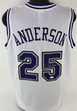 Nick Anderson Signed Sacramento Kings Jersey (JSA COA) 1989 1st Rnd NBA Draft Pk