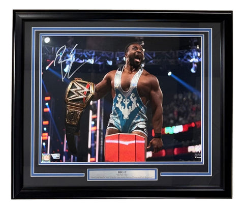 Big E Signed Framed 16x20 WWE World Champion Photo Fanatics
