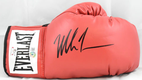 Mike Tyson Autographed Red Everlast Boxing Glove *Right - Beckett Hologram