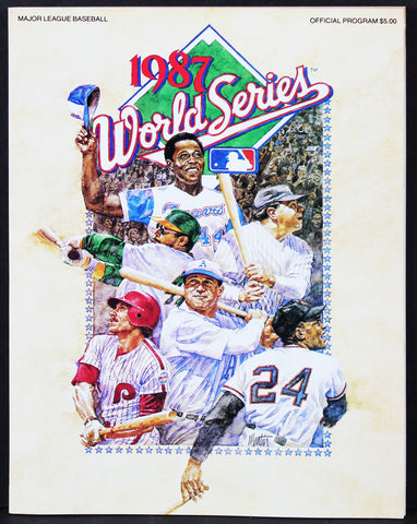 1987 World Series Twins vs. Cardinals Official Program World Series Magazine